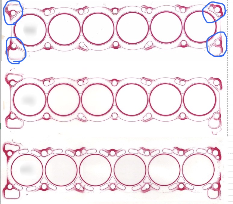 RB26ヘッドガスケット開発｜端のシリンダーに集中する“歪み”の理由