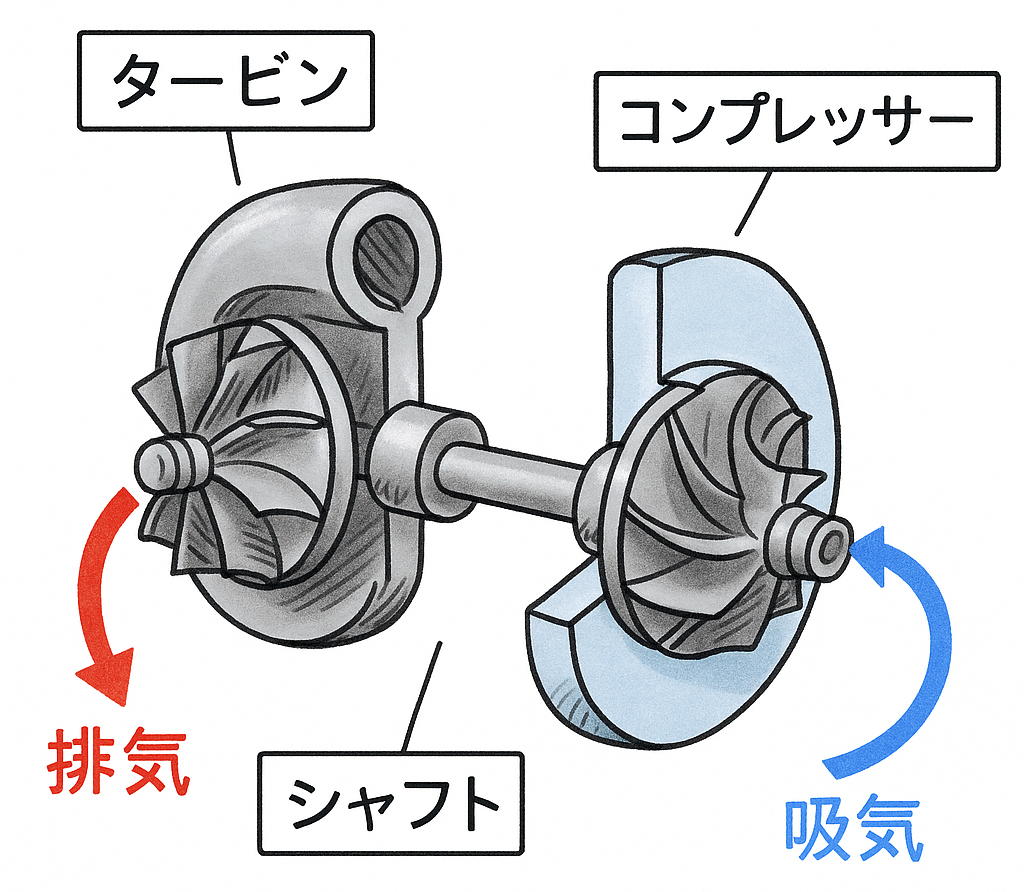 GT-Rターボチャージャー